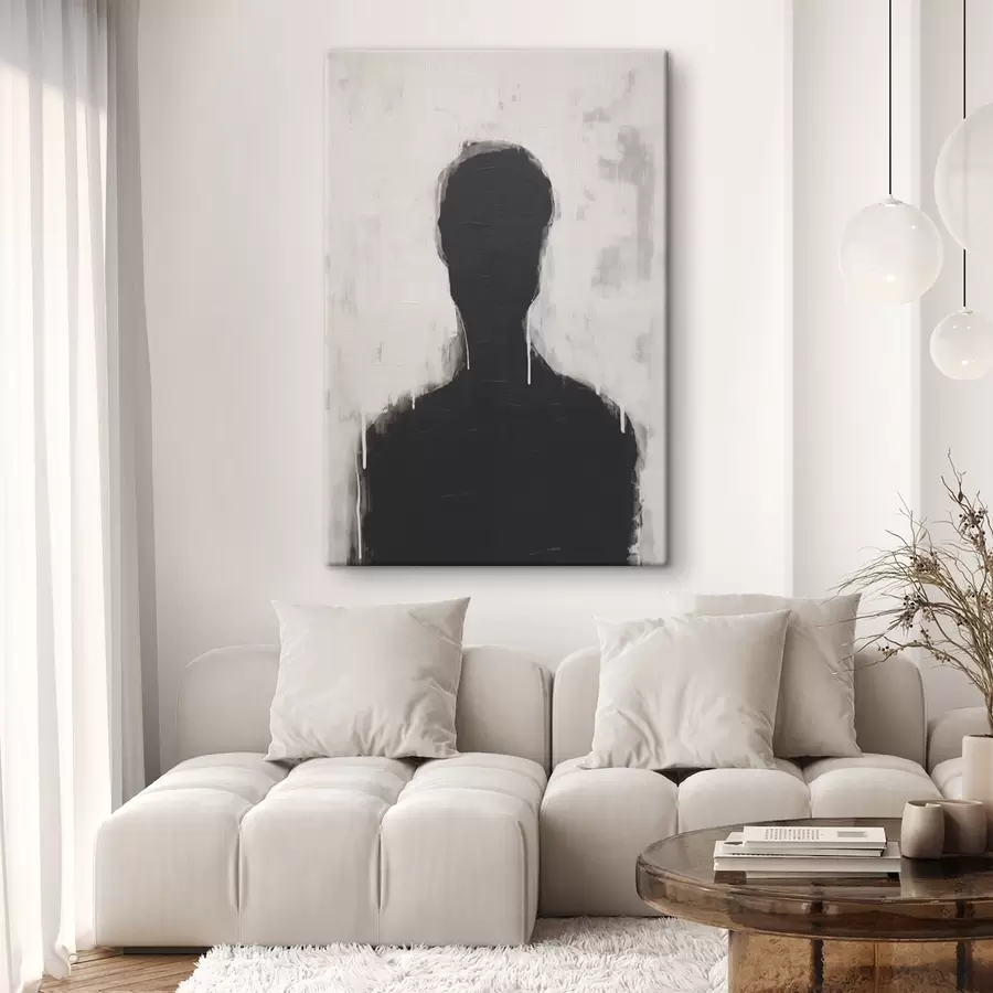 Wandbilder Silhouette auf weißem Hintergrund s43275