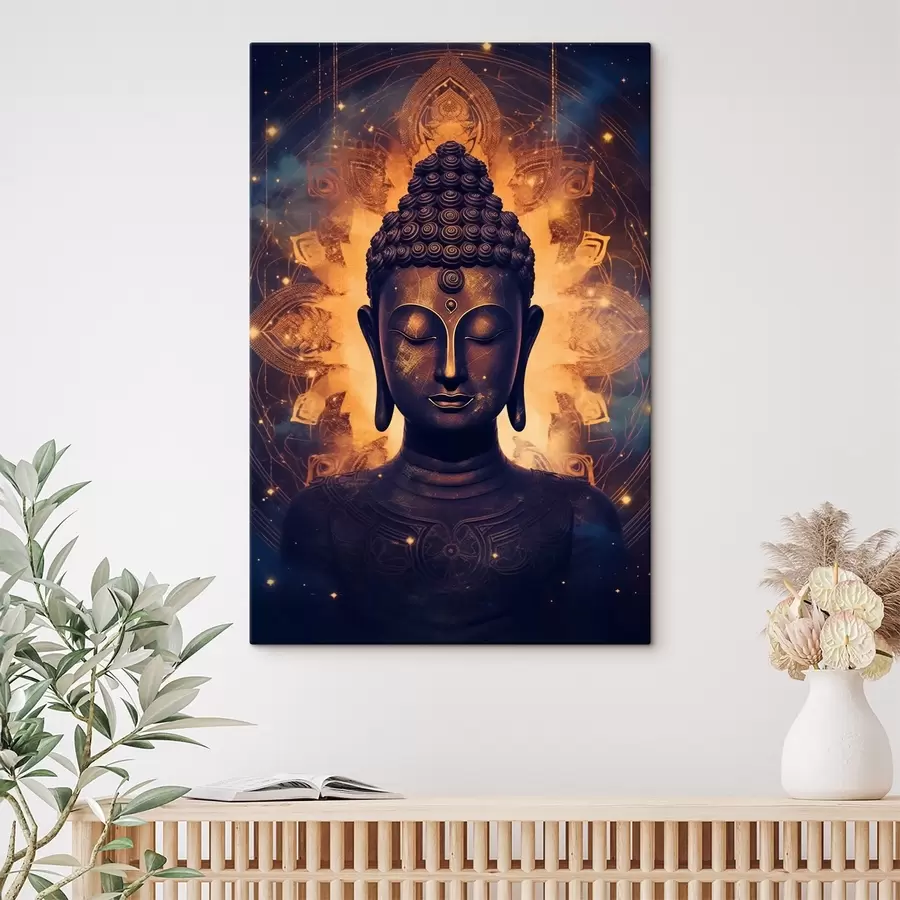 Wandbilder Buddha in der Strahlkraft der Energie s43276