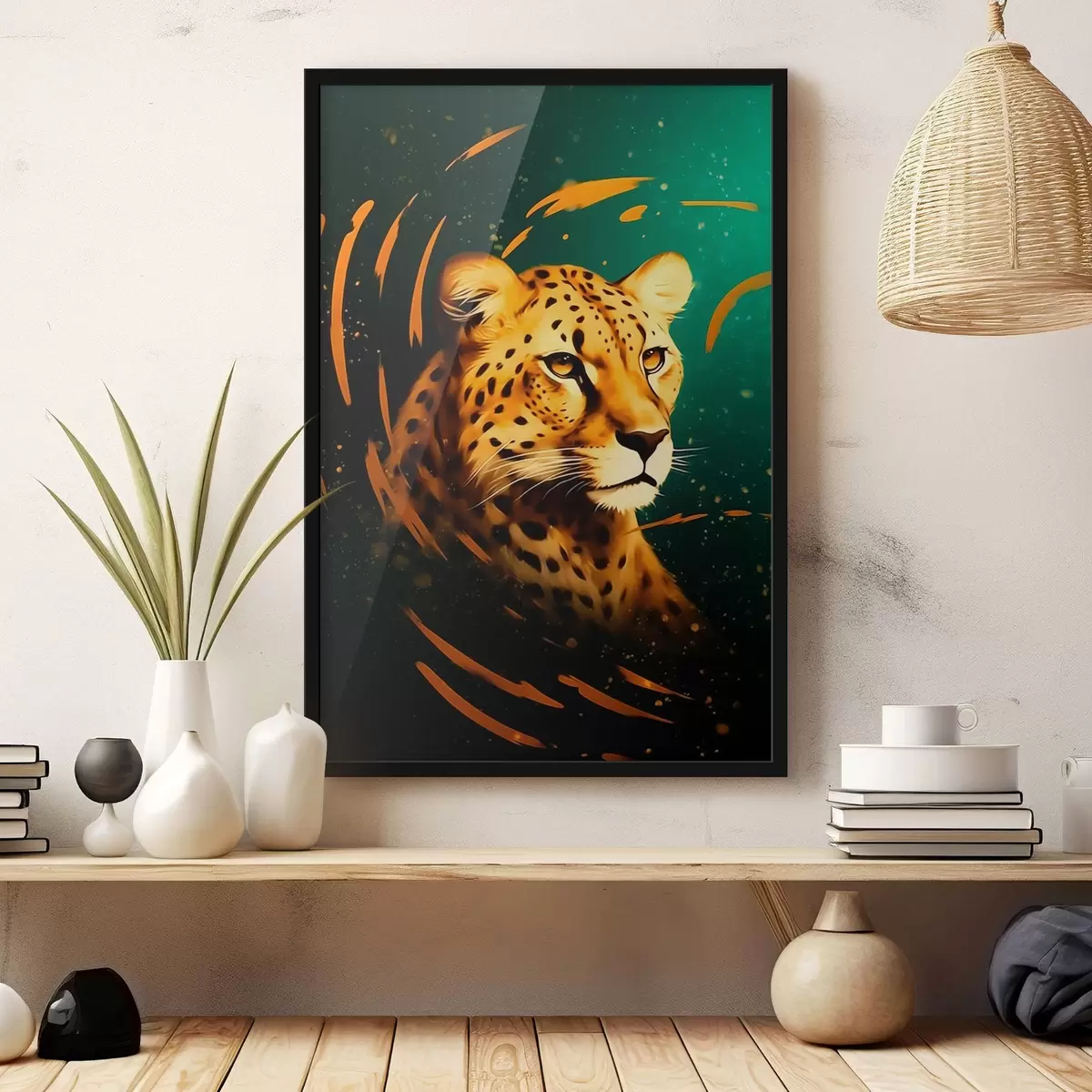 Poster Ein Leopard f43269