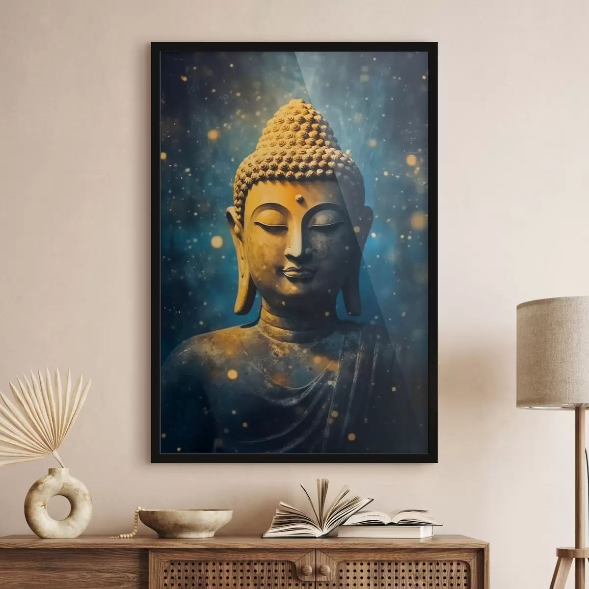 Poster Buddha-Skulptur f43273