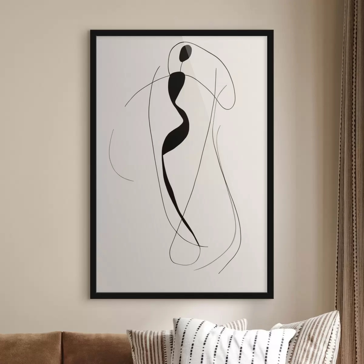 Poster Minimalistische abstrakte Silhouette f43274
