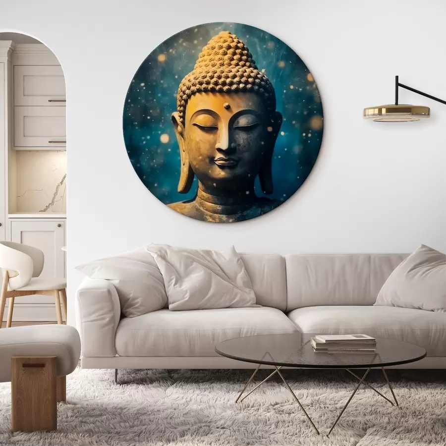 Wandbilder Buddha-Skulptur r43273