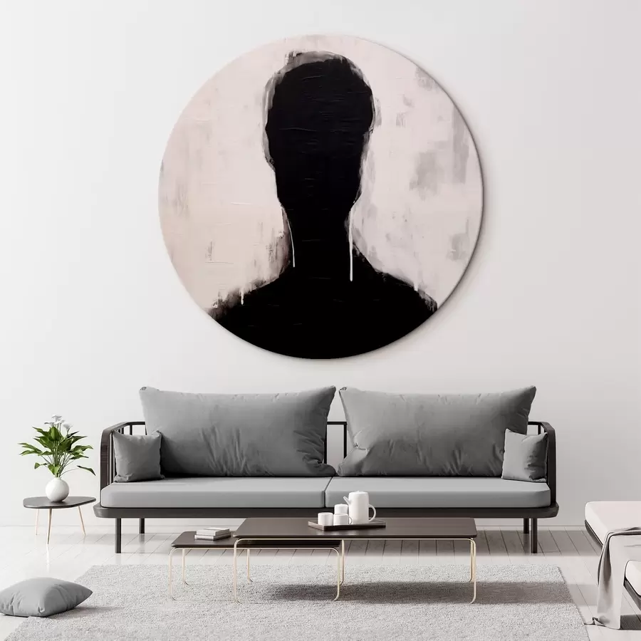 Wandbilder Silhouette auf weißem Hintergrund r43275