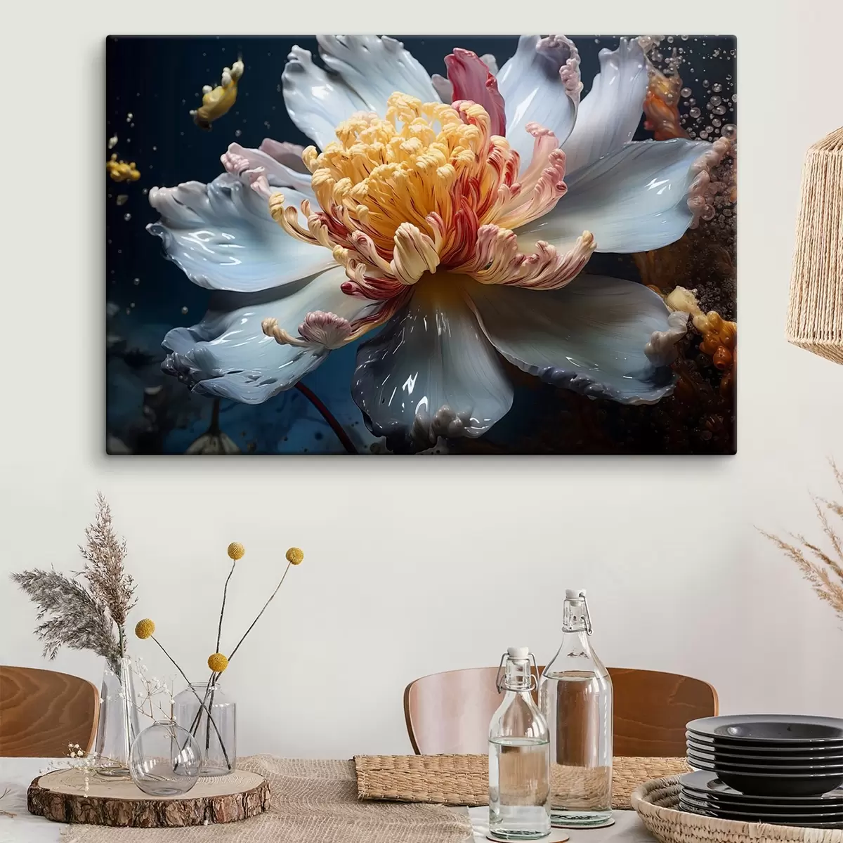 Wandbilder Unterwasserblume s43314