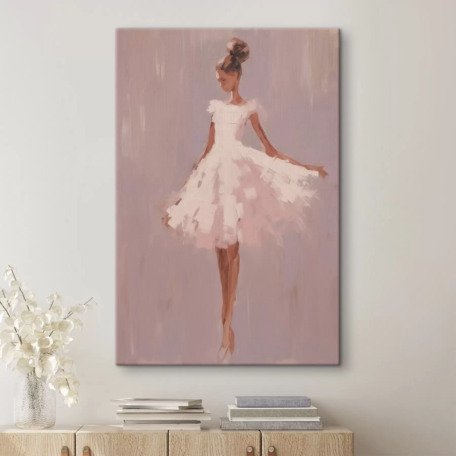 Fototapete Ballerina abstrakte Nachahmung Malerei s43342