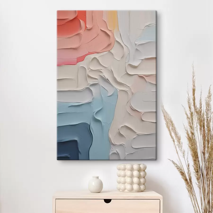 Wandbilder Abstraktion Nachahmung der Malerei s43347