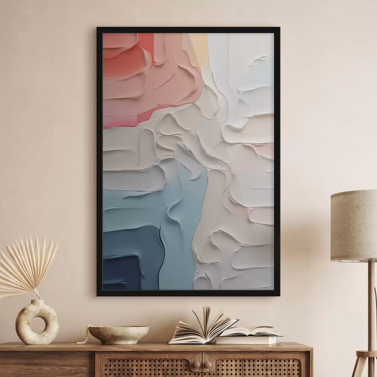 Poster Abstraktion Nachahmung der Malerei f43347