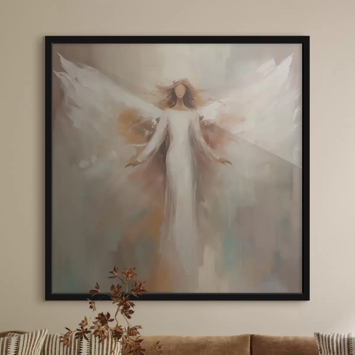 Poster Engel Abstraktion f43351