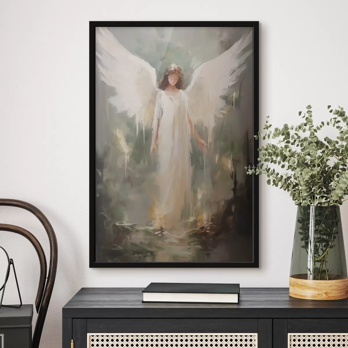 Poster Abstrakte Engel-Imitation Malerei f43353