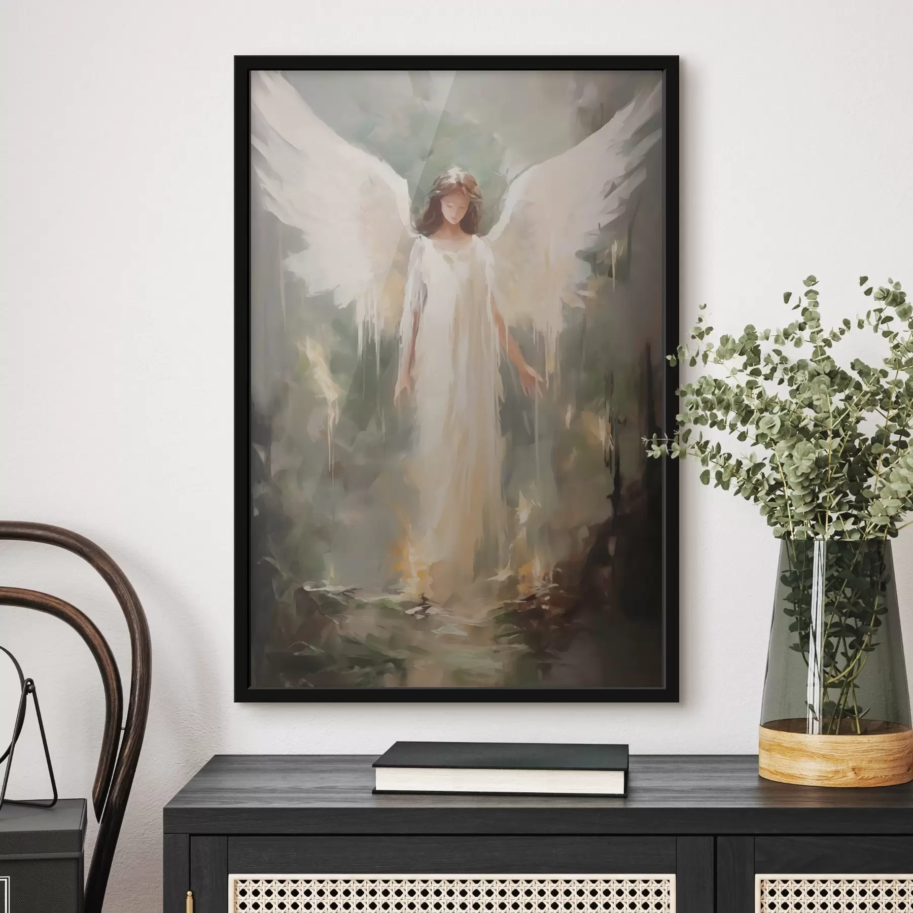 Fototapete Abstrakte Engel-Imitation Malerei f43353