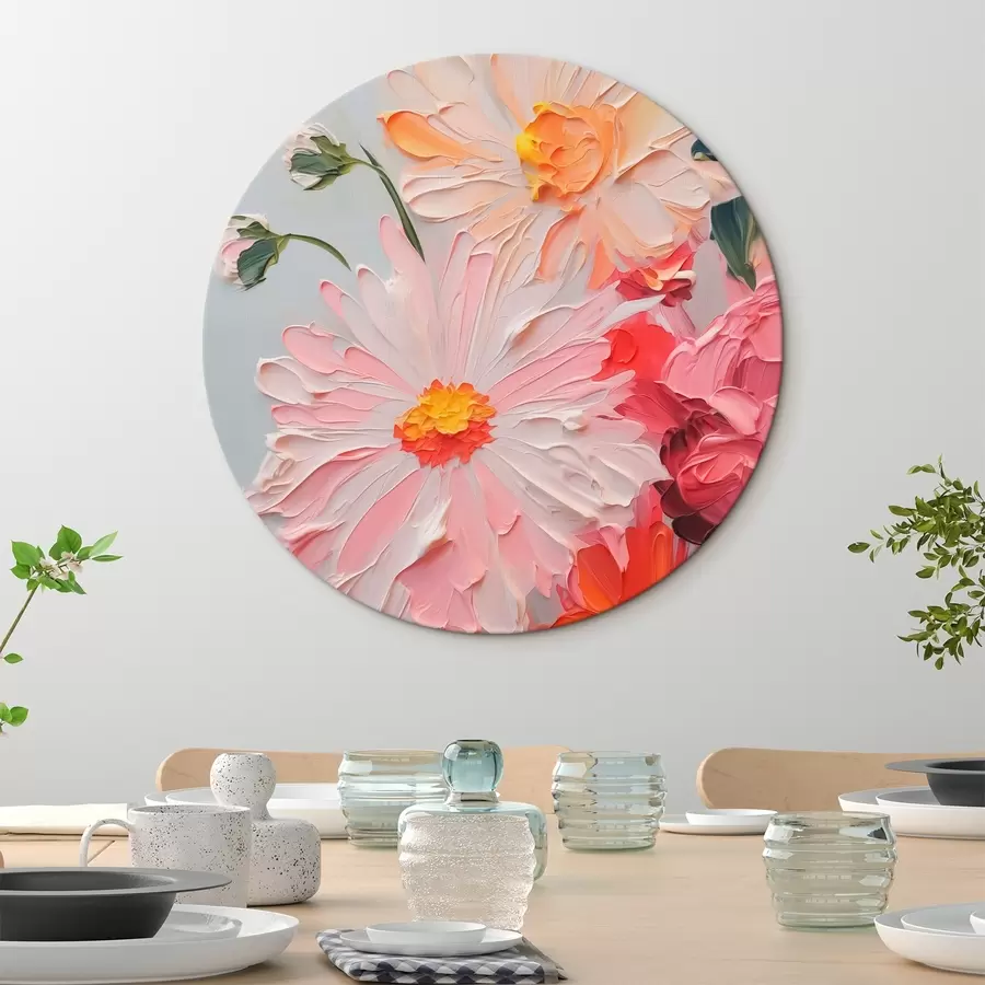 Wandbilder Helle Blumen Nachahmung Malerei r43343