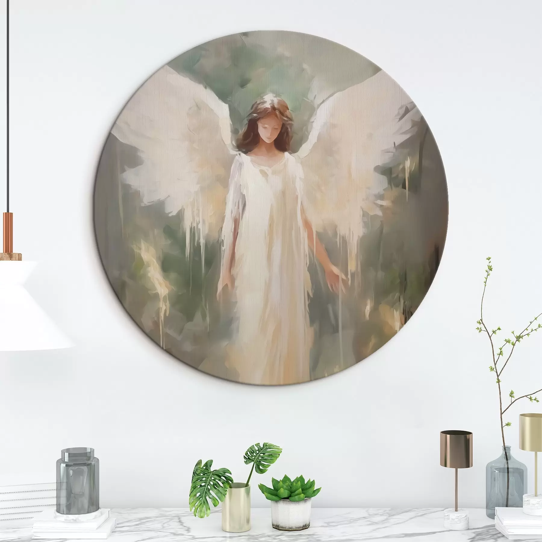 Fototapete Abstrakte Engel-Imitation Malerei r43353