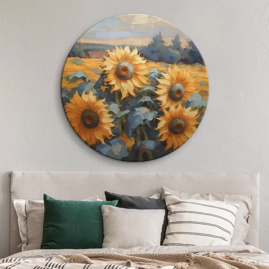 Wandbilder Sonnenblumen Imitation Gemälde r43359