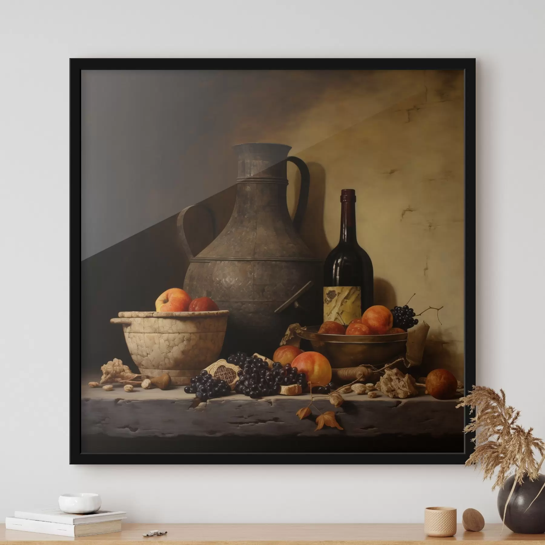 Fototapete Klassisches Stillleben mit warmer Beleuchtung f43369