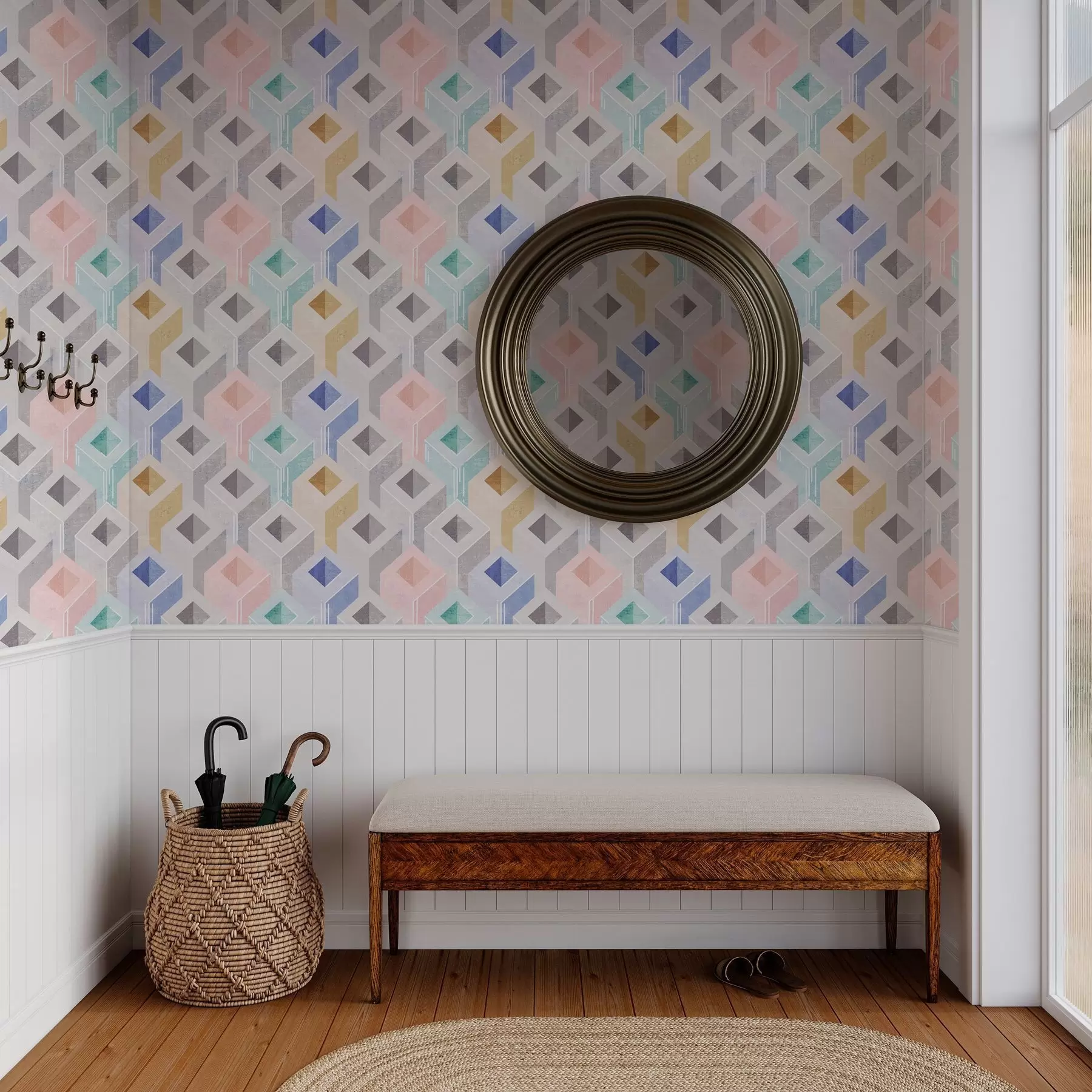 Fototapete Mehrfarbige Tausendfüßler a00008