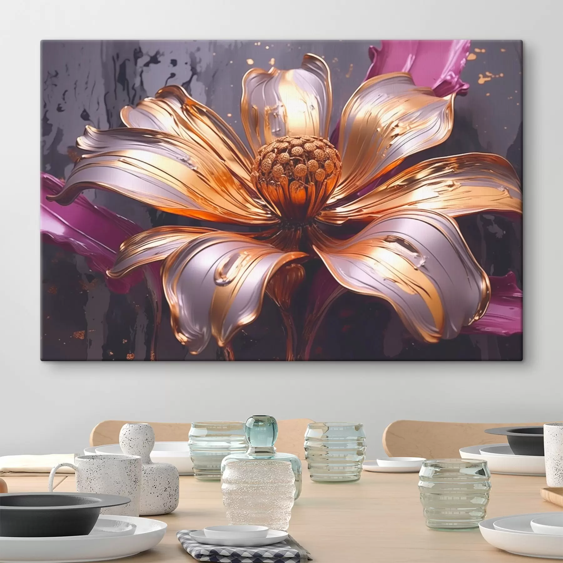 Wandbilder Große Blume s43425