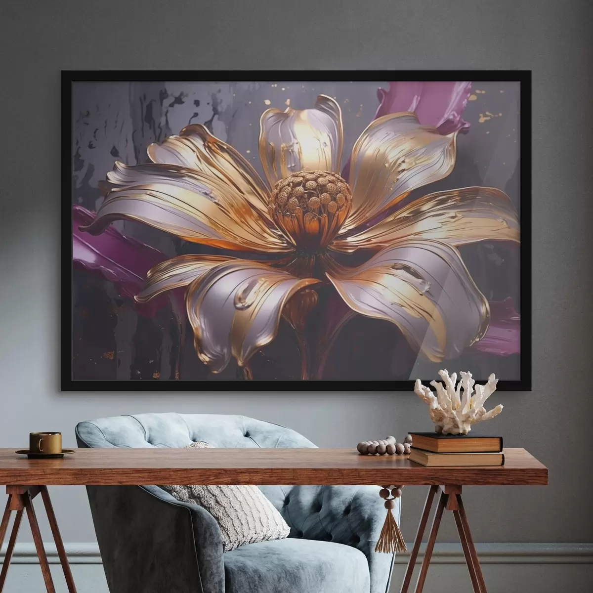 Poster Große Blume f43425