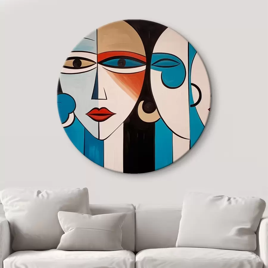 Wandbilder Kubistische Frauenporträts r43427