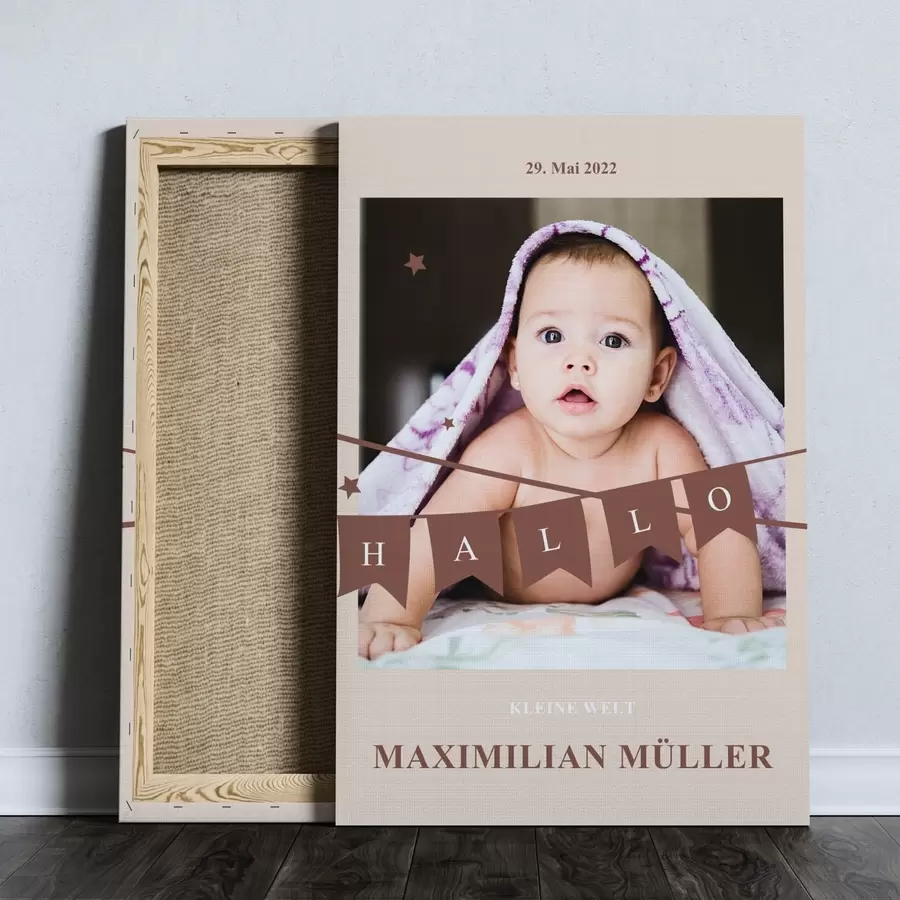Wandbilder Willkommen auf der Welt, mein Kleiner! s43667