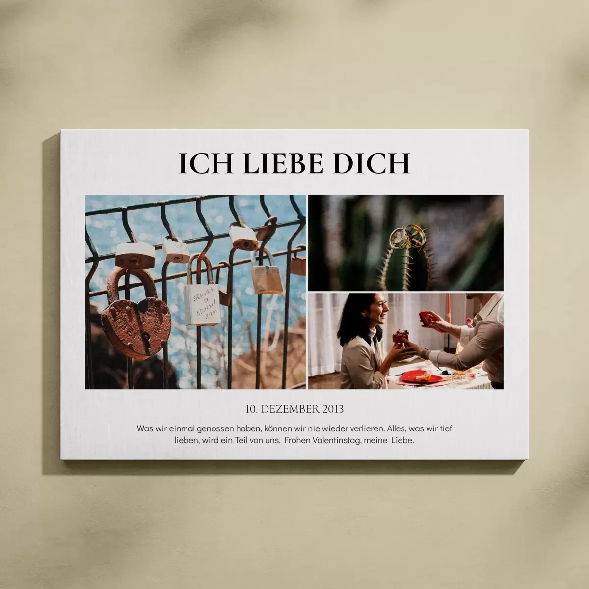 Wandbilder Die Liebe und wertvolle Erinnerungen feiern s43669