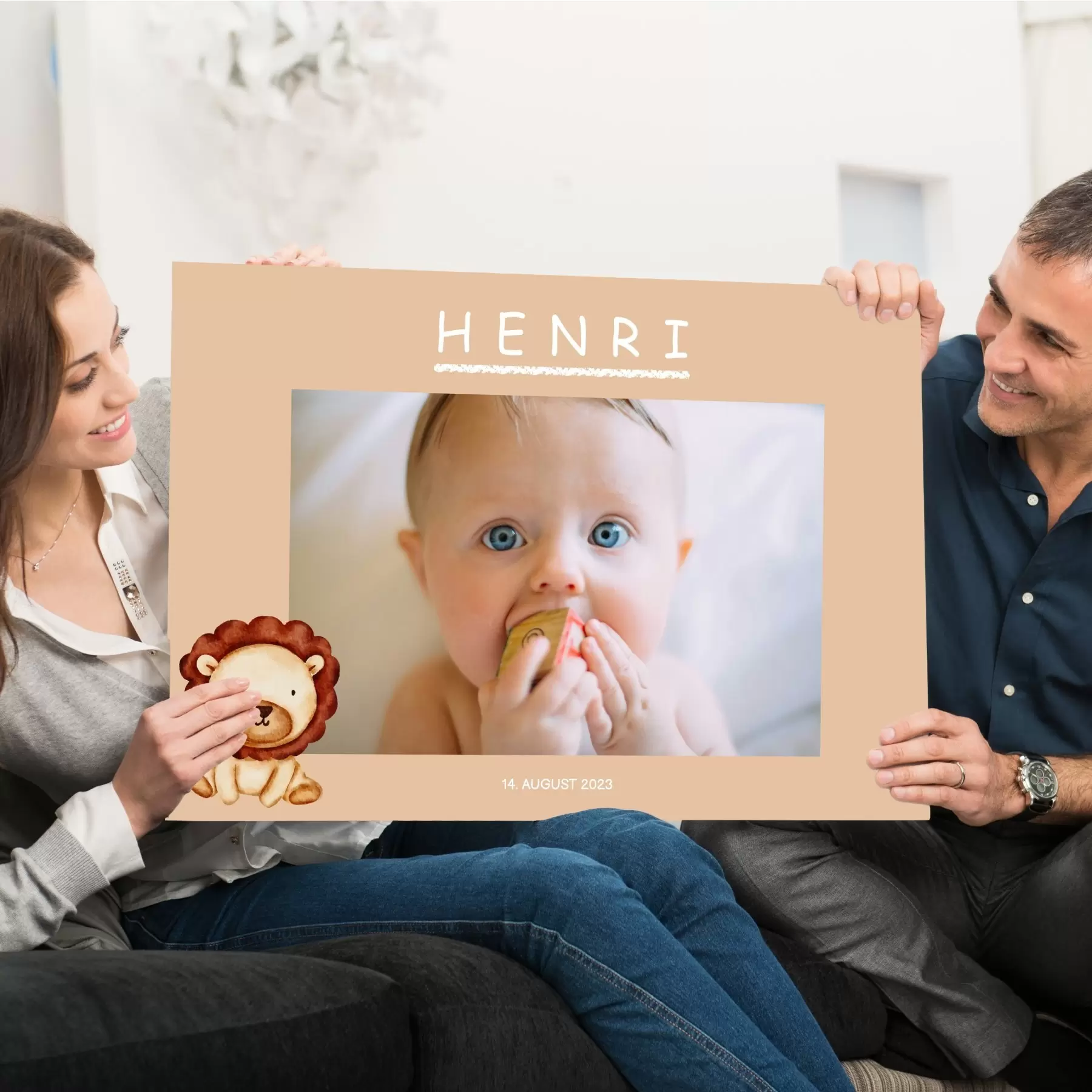 Wandbilder Gemeinsam Henris besonderen Moment feiern s43673