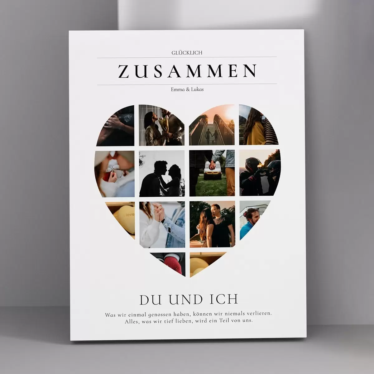 Wandbilder Gemeinsam in Liebe und Erinnerungen s43686