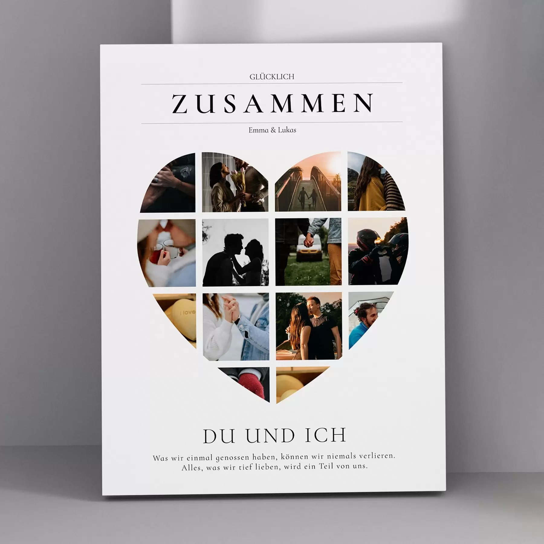 Wandbilder Gemeinsam in Liebe und Erinnerungen s43686