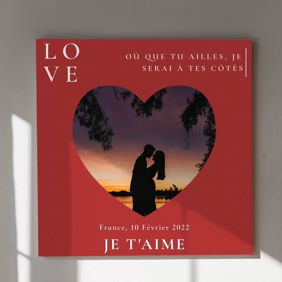 Wandbilder Zeitlose Liebe, eingefangen in einem Moment s43668