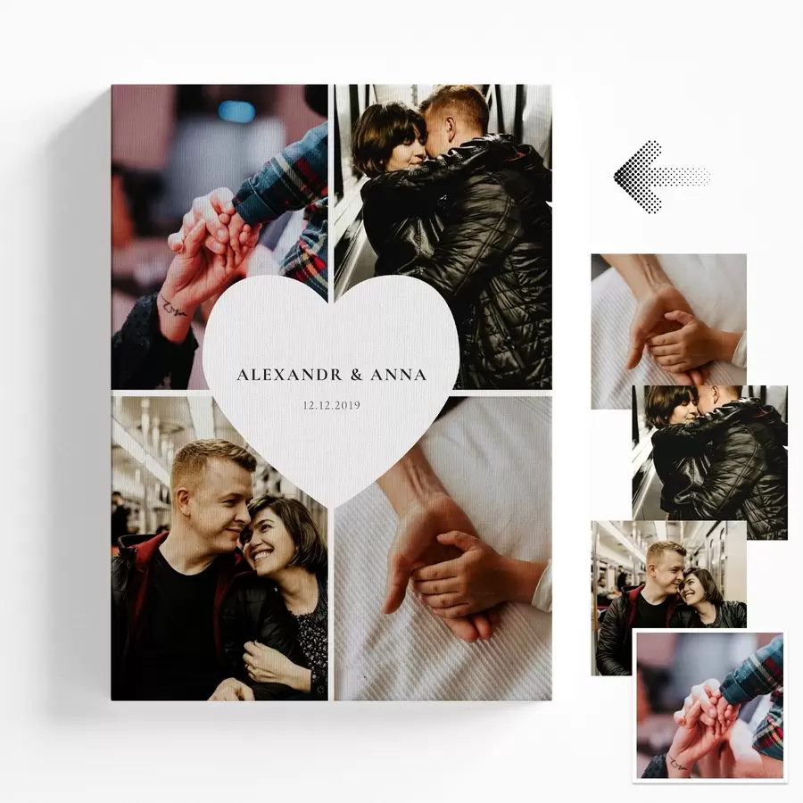 Wandbilder Liebe, eingefangen in zeitlosen Momenten s43674