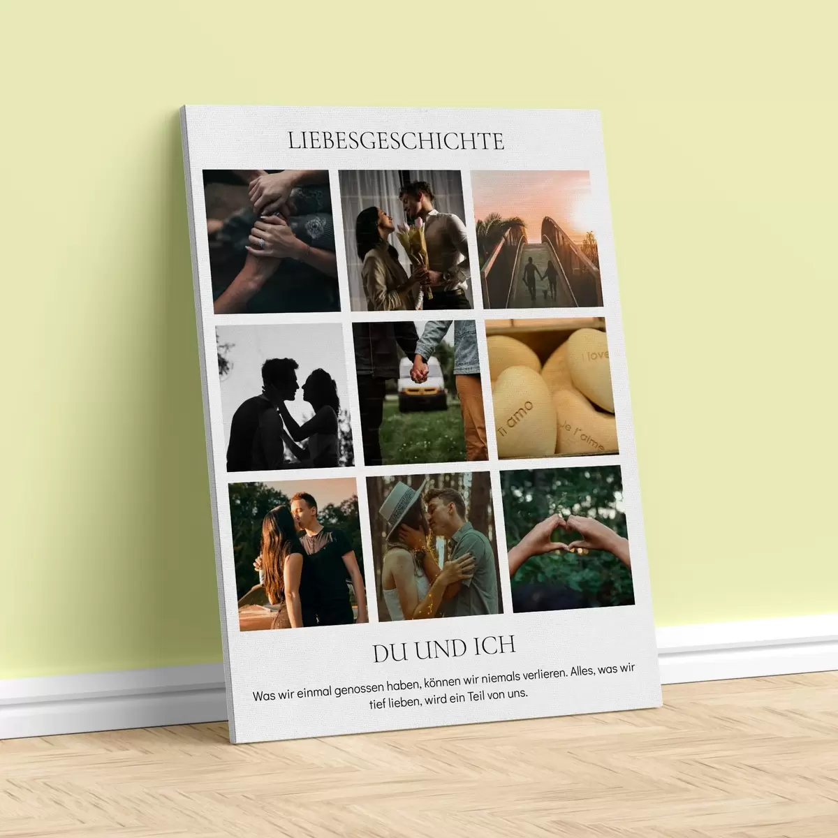 Wandbilder Geschätzte Momente der gemeinsamen Liebe s43678