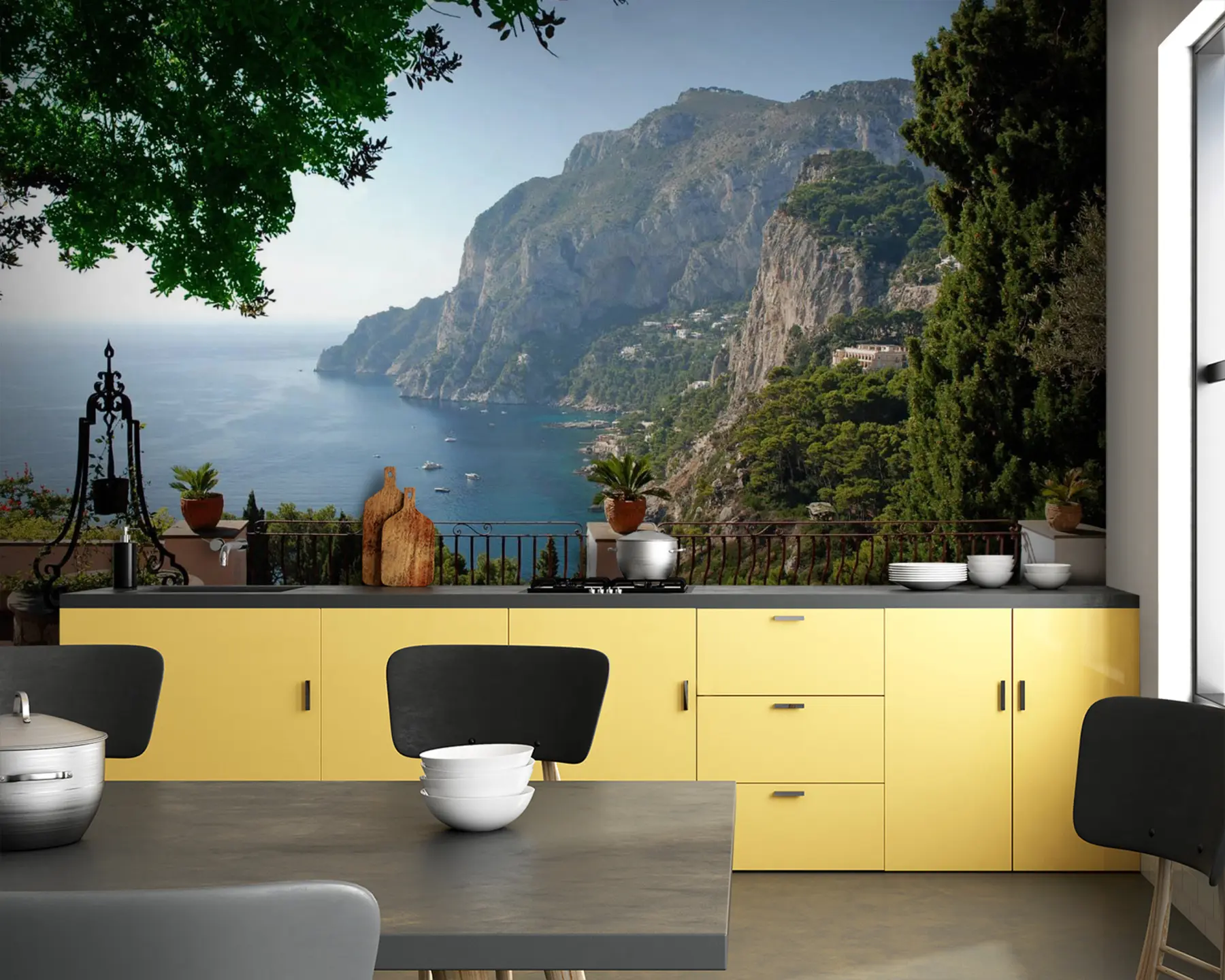 Fototapete Mediterrane Landschaft u53438