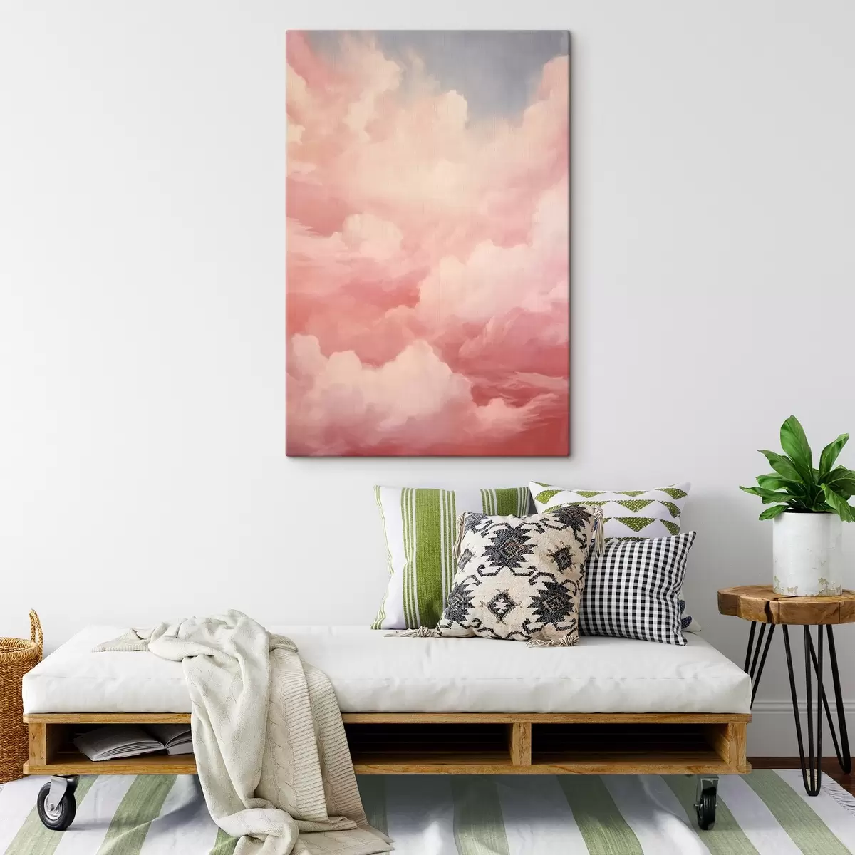 Wandbilder Komposition mit drei abstrakten Porträts s43529