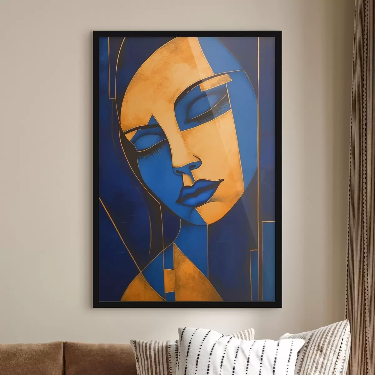 Poster Gesicht f43522