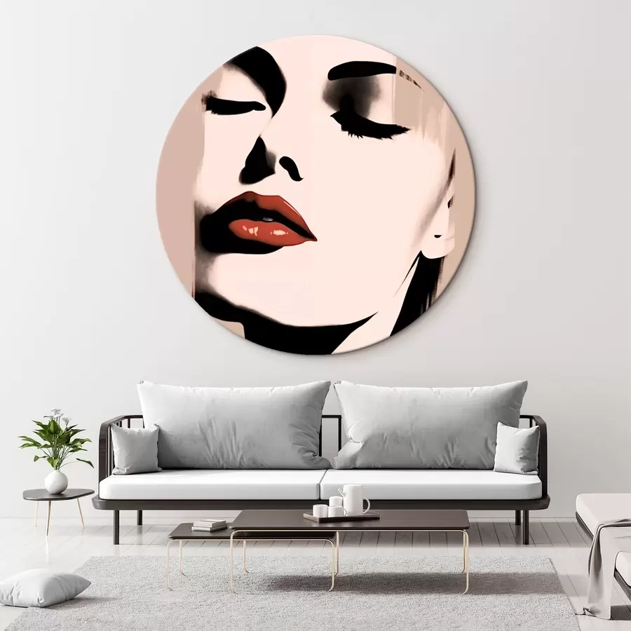 Wandbilder Minimalistisches Frauenporträt r43527