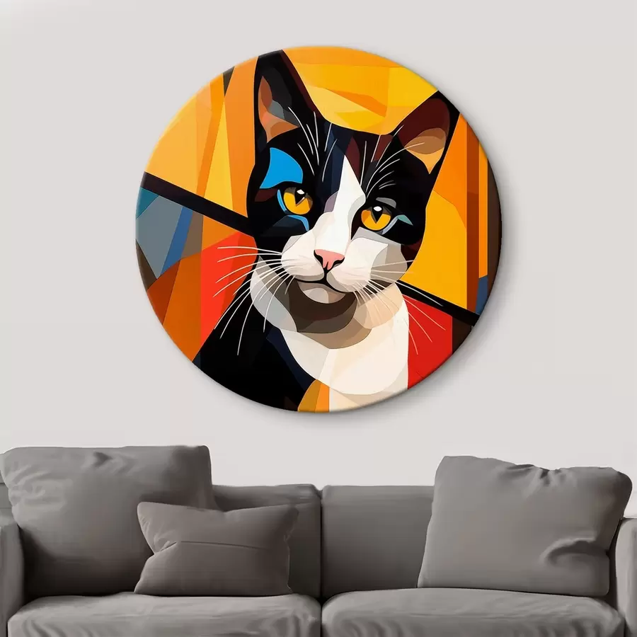 Wandbilder Geometrische Gesichter r43528