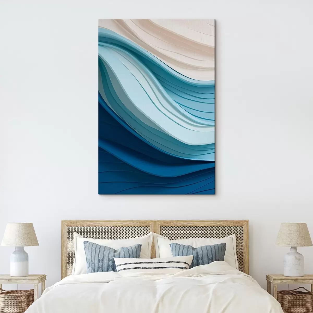 Wandbilder Sanfte Farbwellen s43582