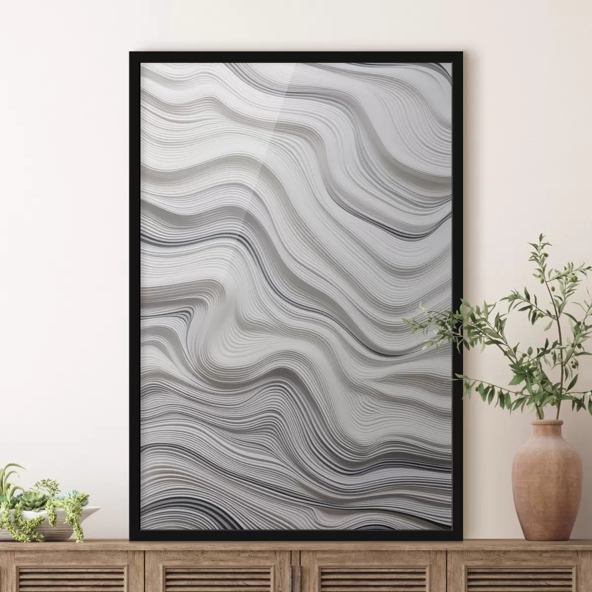 Poster Sonnenbeschienene Wildblumen f43554