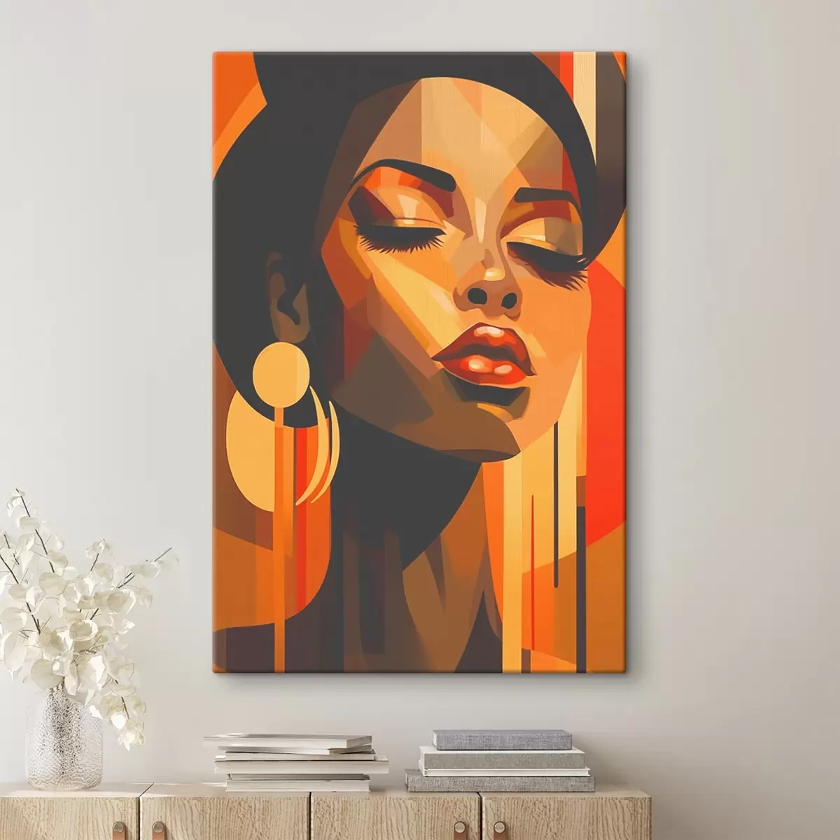 Wandbilder Kräftige Farben und heitere Eleganz verschmelzen s43530