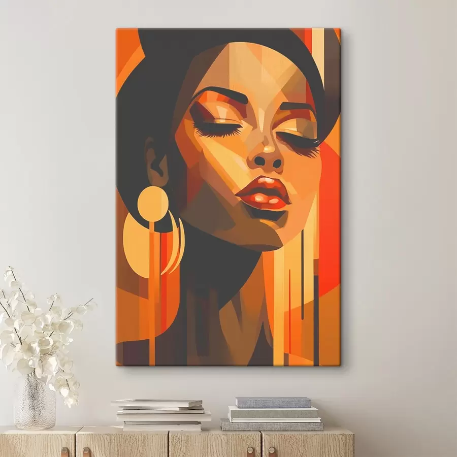 Wandbilder Kräftige Farben und heitere Eleganz verschmelzen s43530