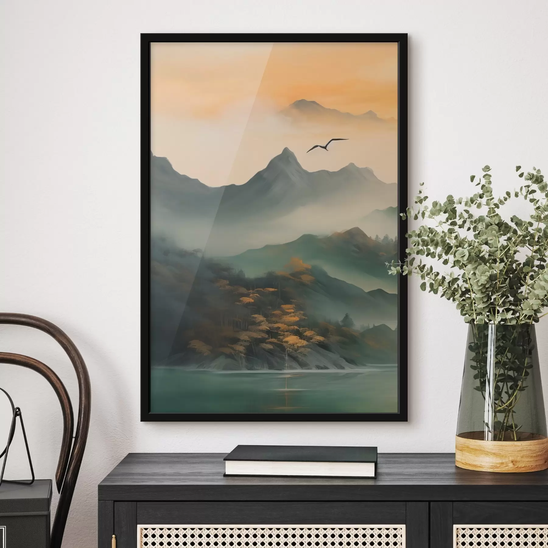 Fototapete Mystische Bergdämmerung f43588