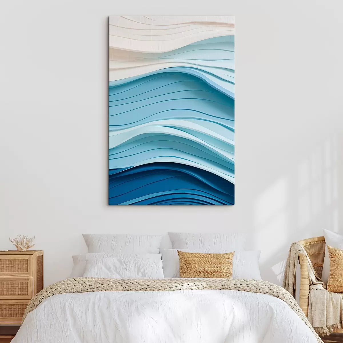 Wandbilder Sanfte Farbwellen s43583