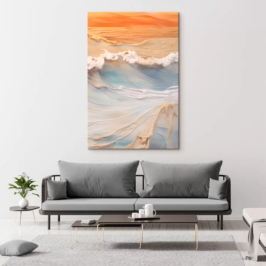 Wandbilder Sonnenuntergang Gezeiten s43593