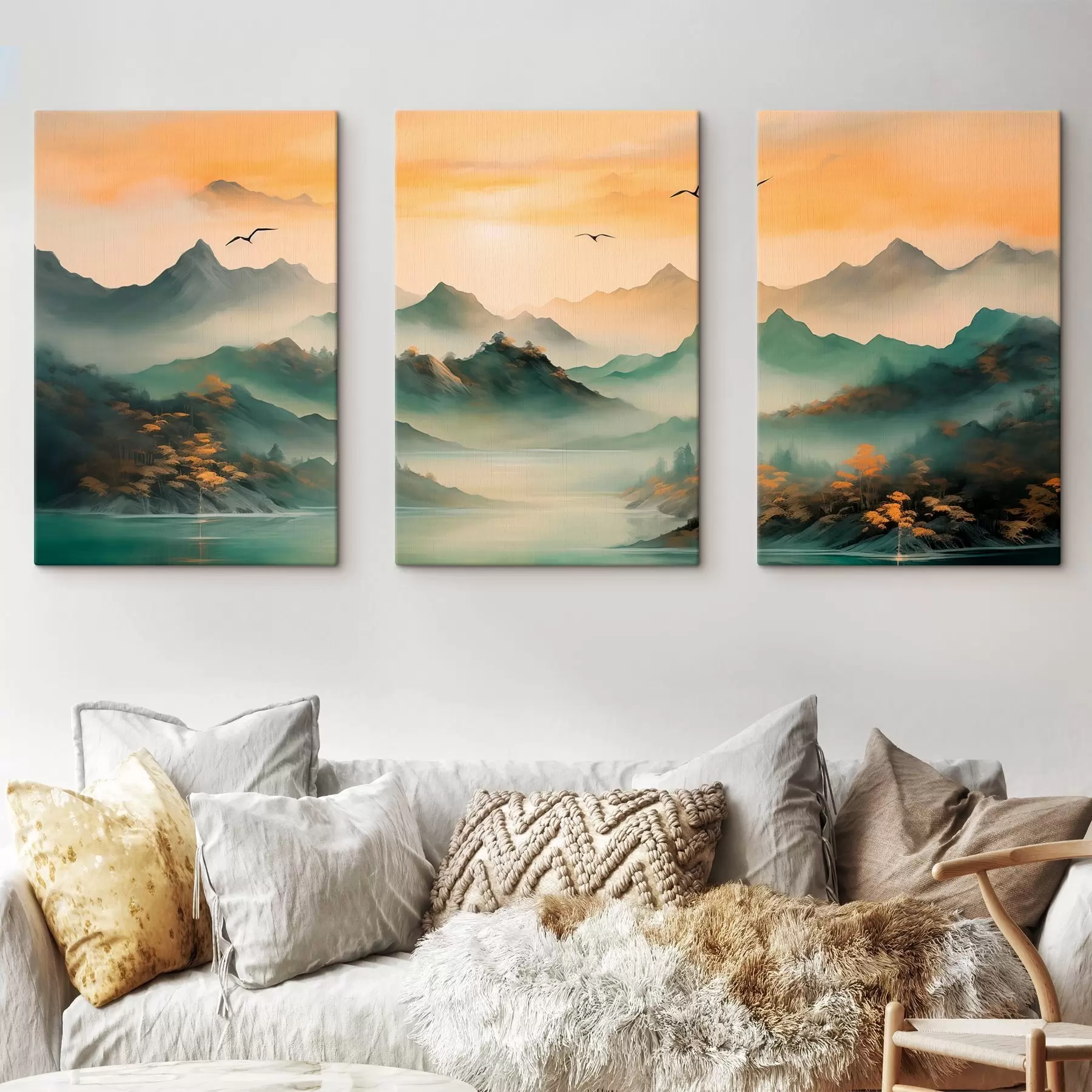 Wandbilder Begegnung mit der Morgendämmerung m00436