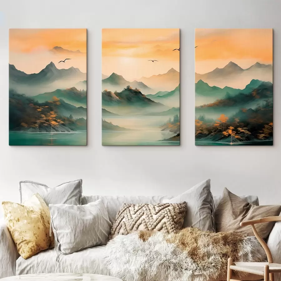 Wandbilder Begegnung mit der Morgendämmerung m00436