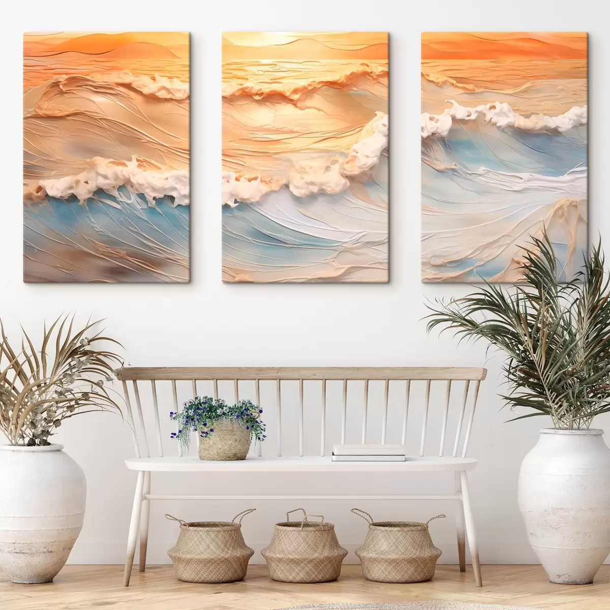 Wandbilder Die bunten Wellen des Meeres m00437