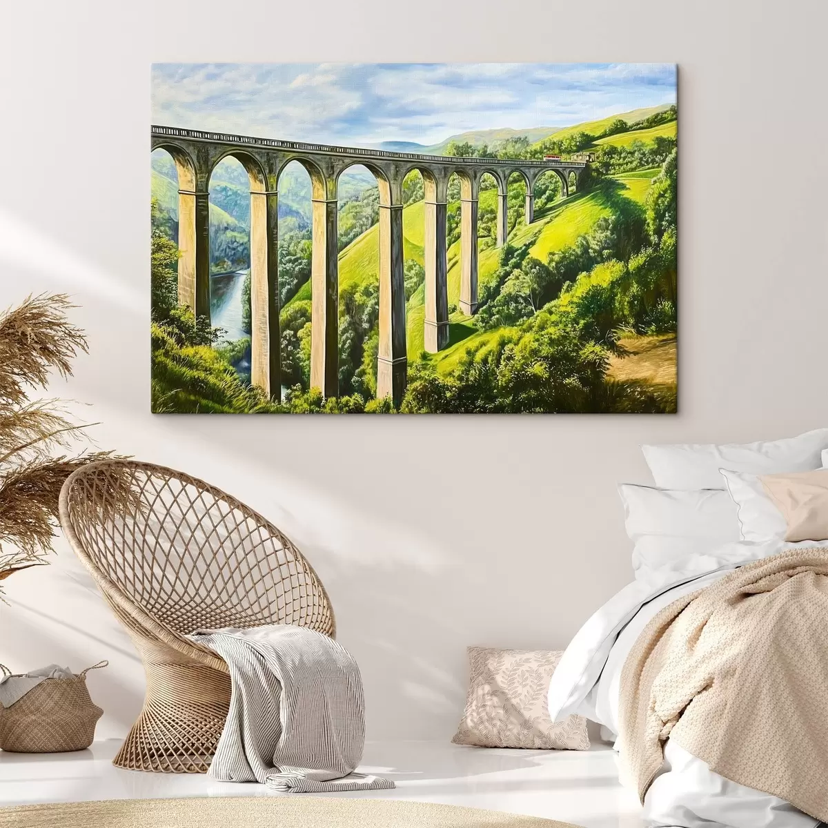 Wandbilder Alte Brücke in den Bergen s43920