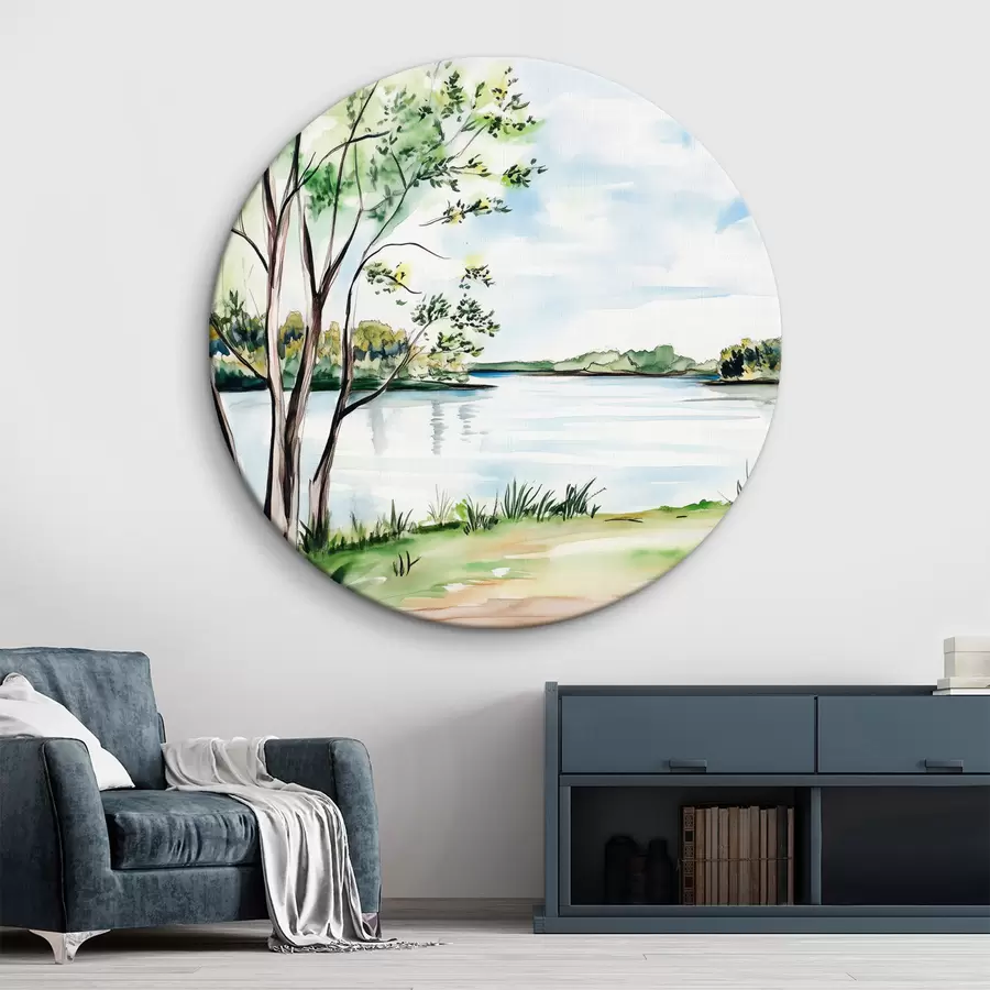 Wandbilder Bäume am See r43921