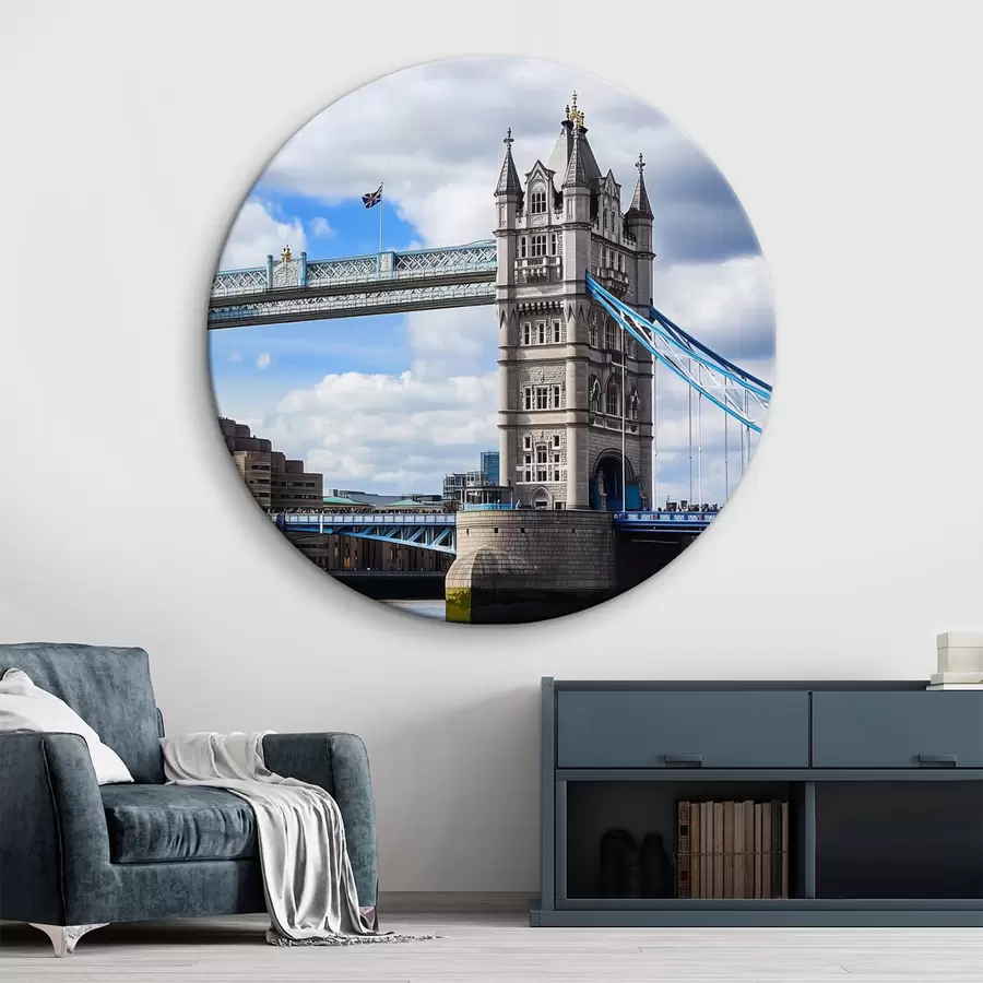 Wandbilder Brücke unter blauem Himmel r43918