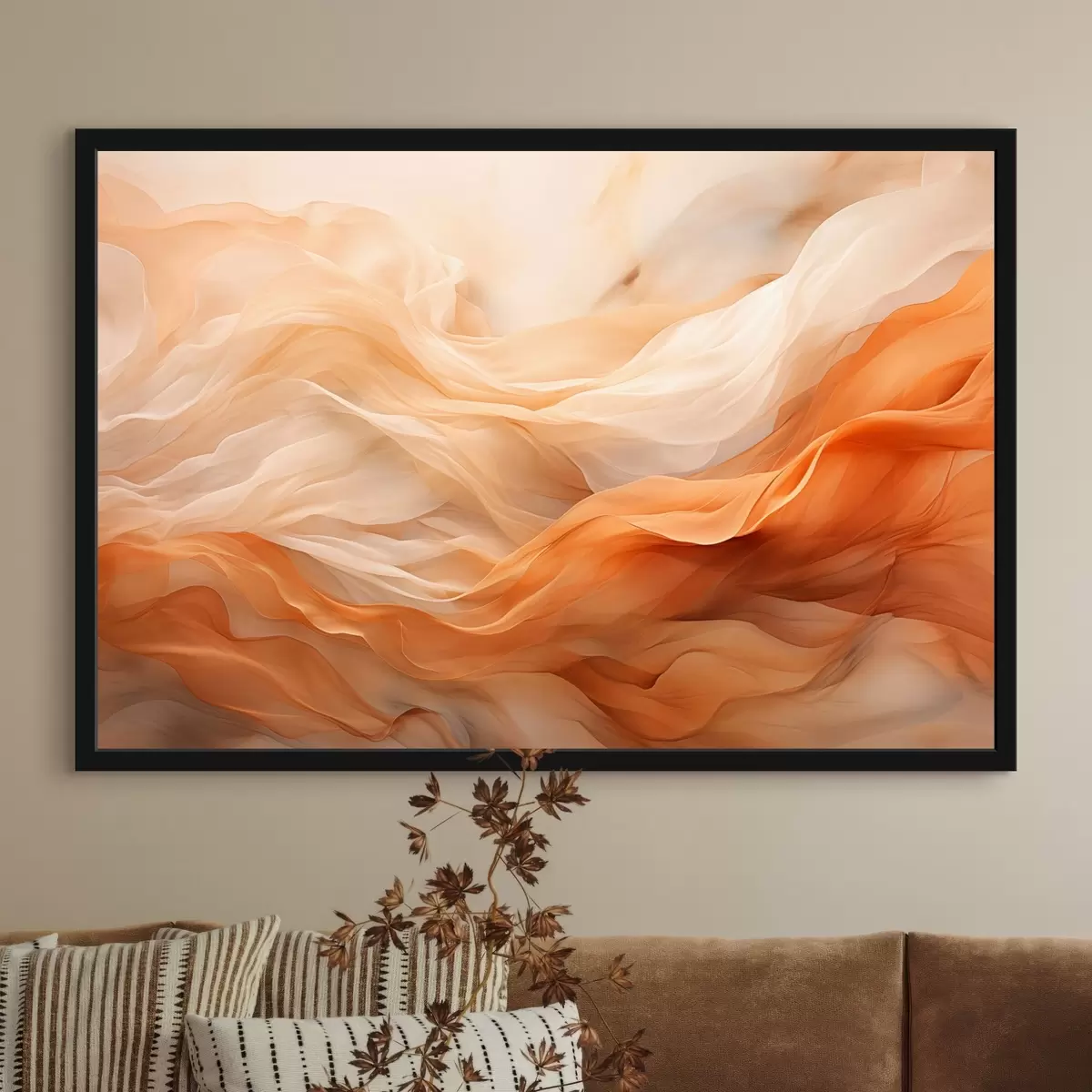 Poster Abstrakte Malerei im Aquarellstil f43474