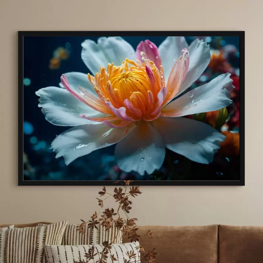 Fototapete Hyperrealistische Blume f43871